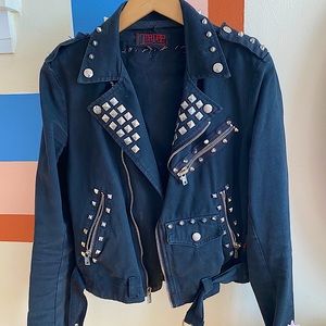 TRIPP NYC Judas Moto studded jacket